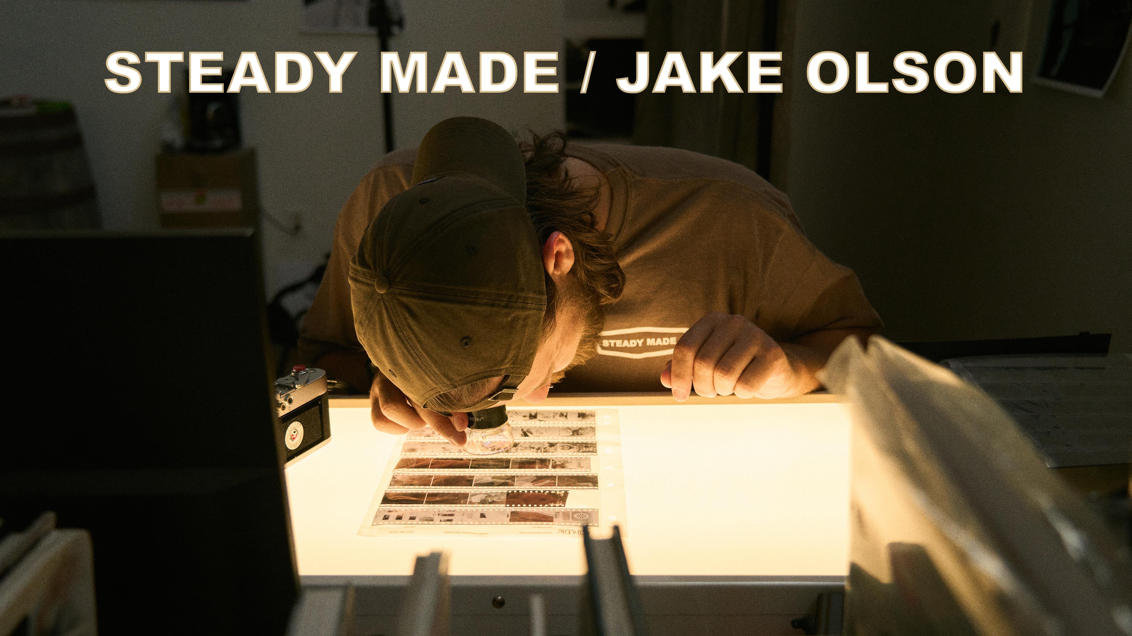 Load video: Steady made follows Columbus photographer Jake Olsen for a quick session in his studio